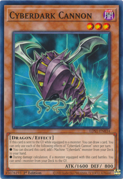 Cyberdark Cannon [LDS1-EN034] Common | GnG Games