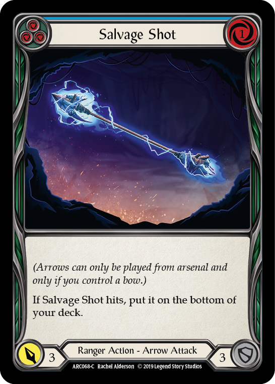 Salvage Shot (Blue) [ARC068-C] 1st Edition Normal | GnG Games