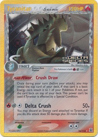 Tyranitar (16/113) (Delta Species) (Stamped) [EX: Delta Species] | GnG Games