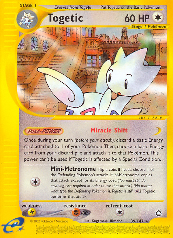 Togetic (39/147) [Aquapolis] | GnG Games