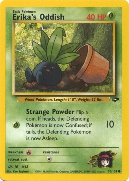 Erika's Oddish (70/132) [Gym Challenge Unlimited] | GnG Games