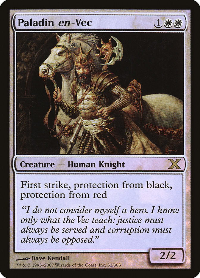 Paladin en-Vec (Premium Foil) [Tenth Edition] | GnG Games