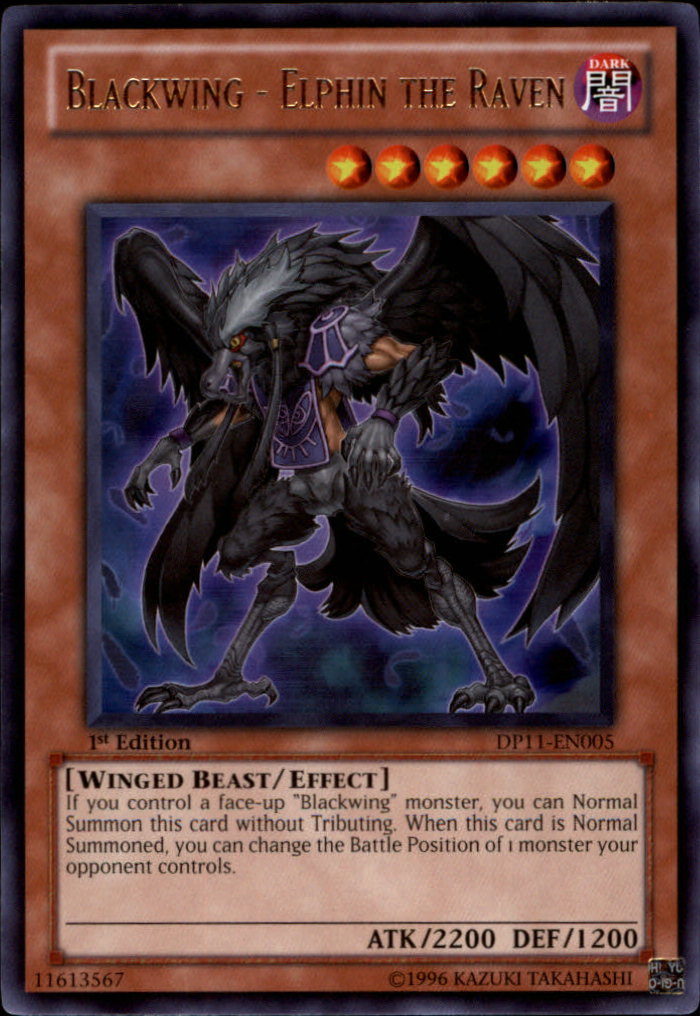 Blackwing - Elphin the Raven [DP11-EN005] Rare | GnG Games