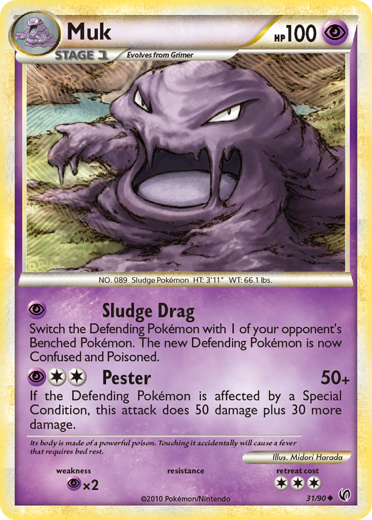 Muk (31/90) [HeartGold & SoulSilver: Undaunted] | GnG Games