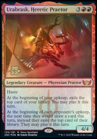 Urabrask, Heretic Praetor [Streets of New Capenna Prerelease Promos] | GnG Games