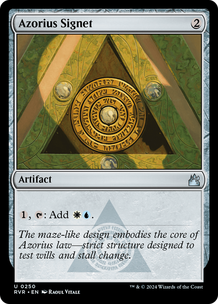 Azorius Signet [Ravnica Remastered] | GnG Games