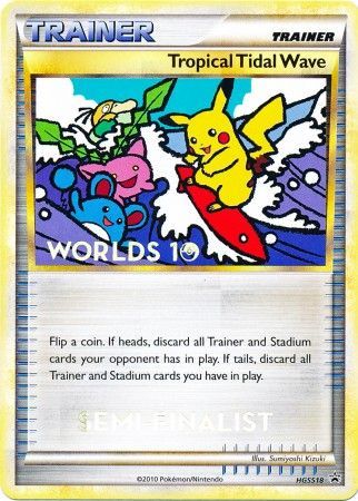 Tropical Tidal Wave (HGSS18) (Semi Finalist) [HeartGold & SoulSilver: Black Star Promos] | GnG Games