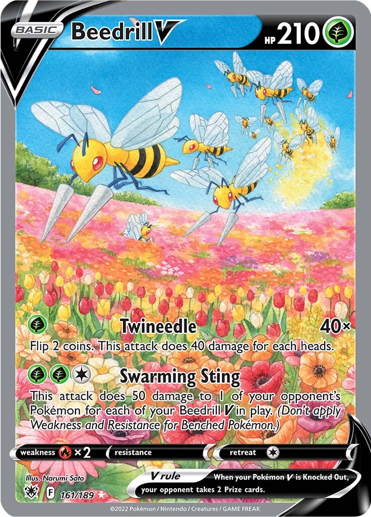 Beedrill V (161/189) [Sword & Shield: Astral Radiance] | GnG Games