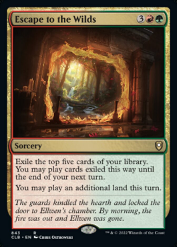 Escape to the Wilds [Commander Legends: Battle for Baldur's Gate] | GnG Games