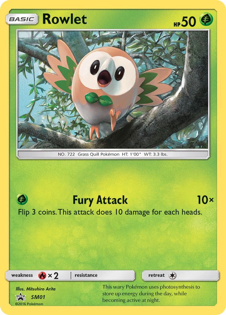 Rowlet (SM01) [Sun & Moon: Black Star Promos] | GnG Games