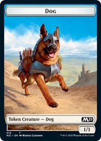 Dog // Weird Double-sided Token [Core Set 2021 Tokens] | GnG Games