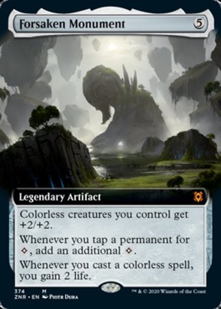 Forsaken Monument (Extended Art) [Zendikar Rising] | GnG Games
