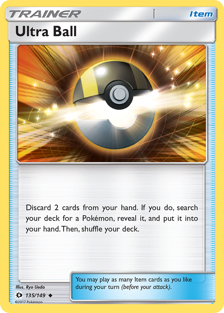 Ultra Ball (135/149) [Sun & Moon: Base Set] | GnG Games