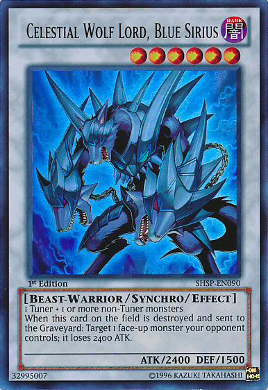 Celestial Wolf Lord, Blue Sirius [SHSP-EN090] Ultra Rare | GnG Games