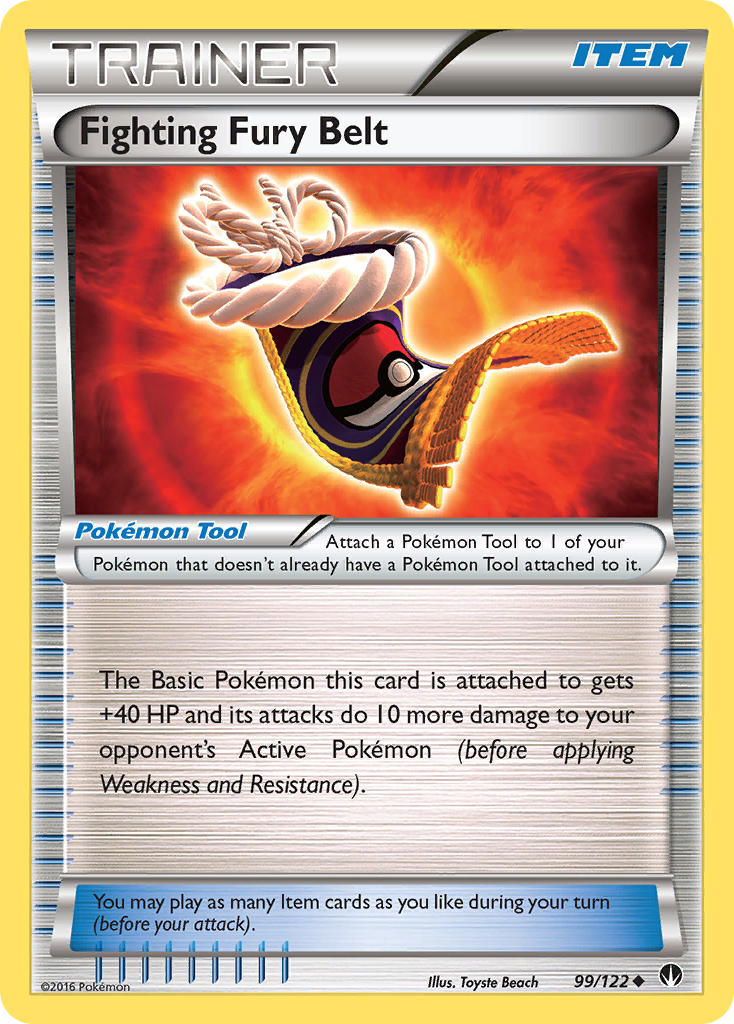 Fighting Fury Belt (99/122) [XY: BREAKpoint] | GnG Games