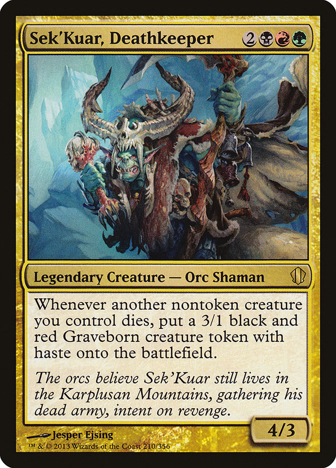 Sek'Kuar, Deathkeeper [Commander 2013] | GnG Games