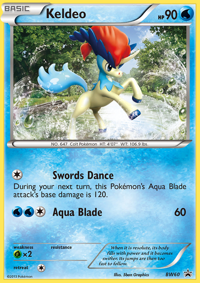 Keldeo (BW60) [Black & White: Black Star Promos] | GnG Games