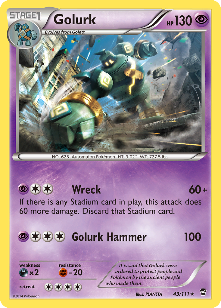 Golurk (43/111) [XY: Furious Fists] | GnG Games