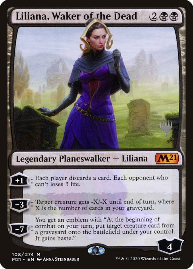 Liliana, Waker of the Dead (Promo Pack) [Core Set 2021 Promos] | GnG Games