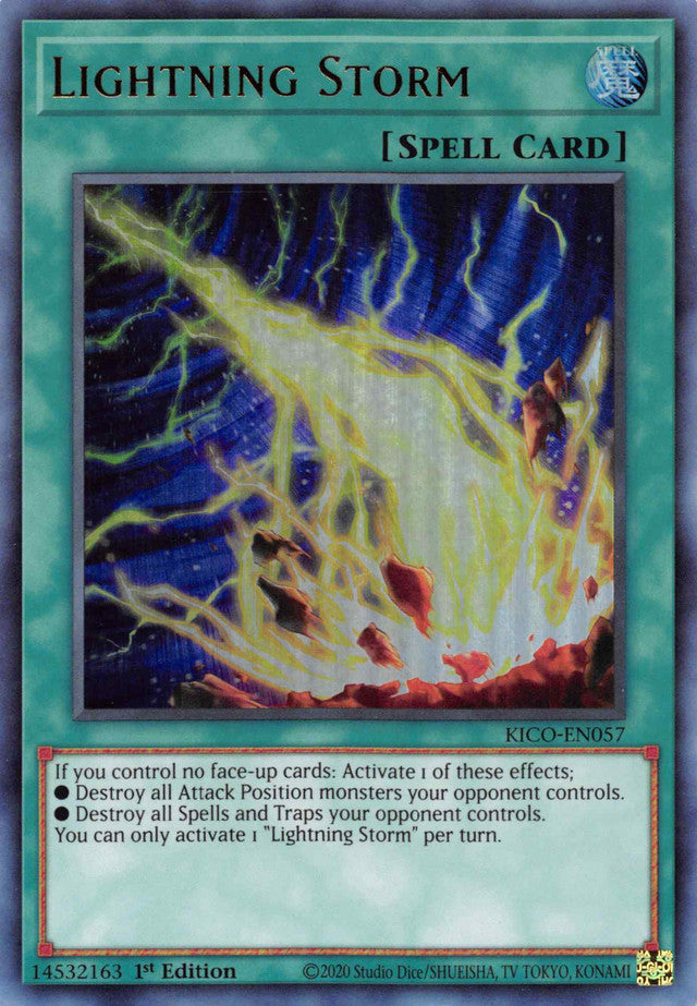 Lightning Storm (Ultra Rare) [KICO-EN057] Ultra Rare | GnG Games