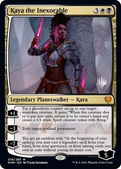 Kaya the Inexorable [Kaldheim Promo Pack] | GnG Games