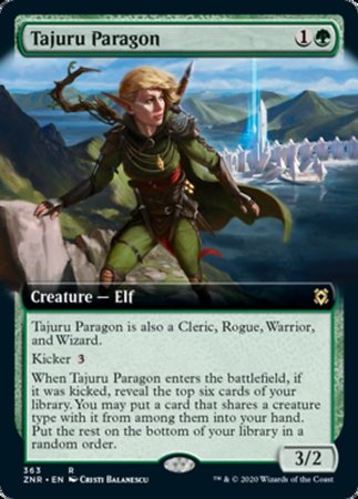 Tajuru Paragon (Extended Art) [Zendikar Rising] | GnG Games