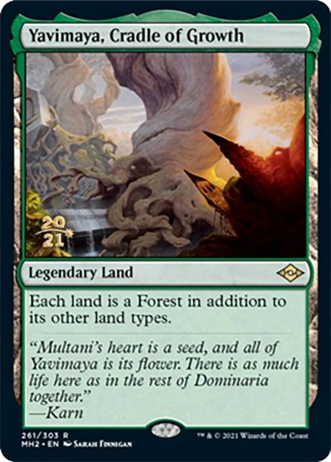 Yavimaya, Cradle of Growth [Modern Horizons 2 Prerelease Promos] | GnG Games