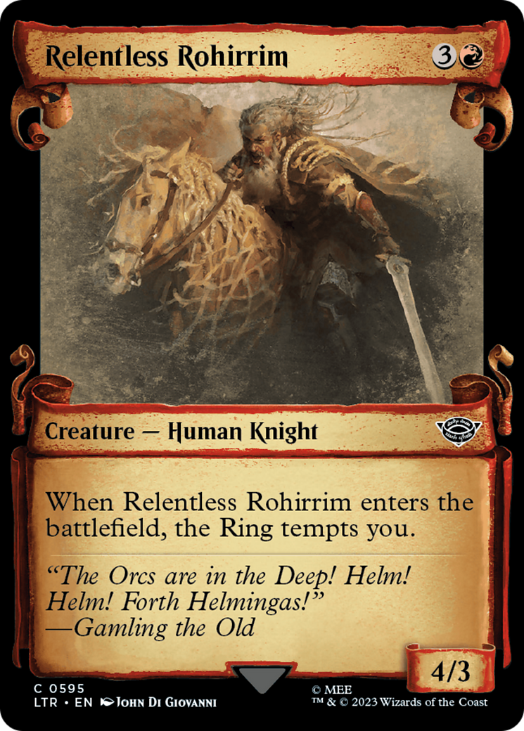 Relentless Rohirrim [The Lord of the Rings: Tales of Middle-Earth Showcase Scrolls] | GnG Games