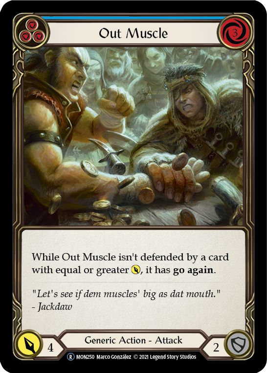 Out Muscle (Blue) [U-MON250] Unlimited Edition Normal | GnG Games