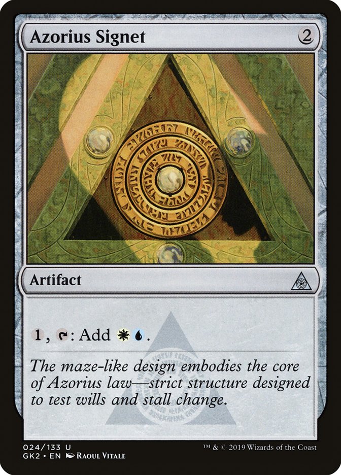 Azorius Signet [Ravnica Allegiance Guild Kit] | GnG Games