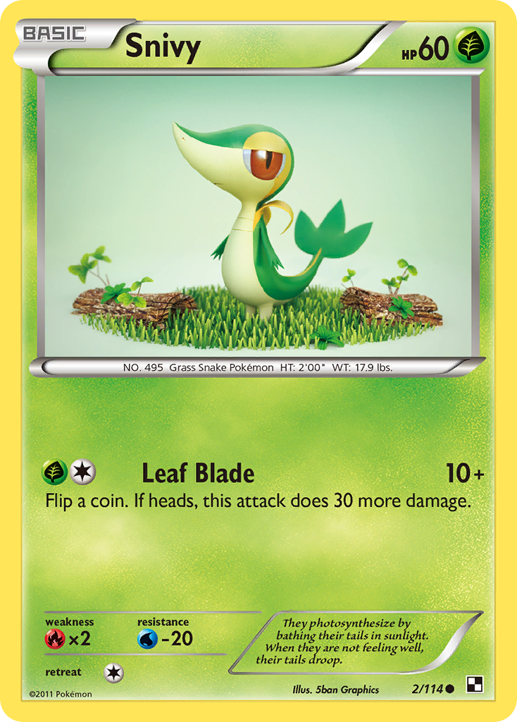 Snivy (2/114) [Black & White: Base Set] | GnG Games