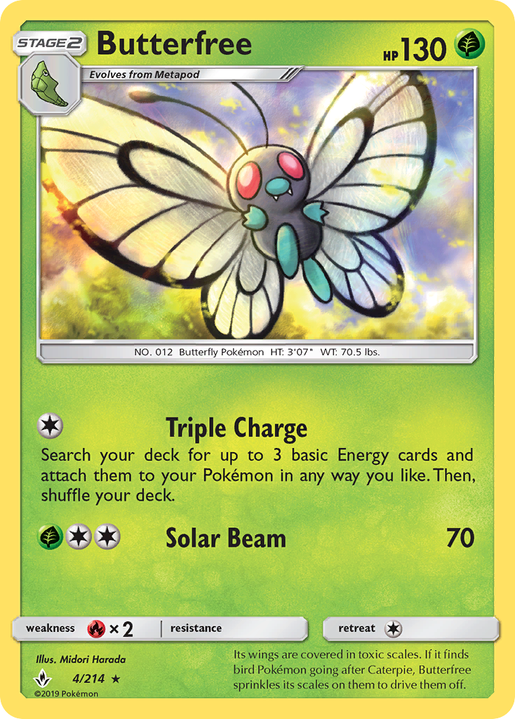 Butterfree (4/214) [Sun & Moon: Unbroken Bonds] | GnG Games