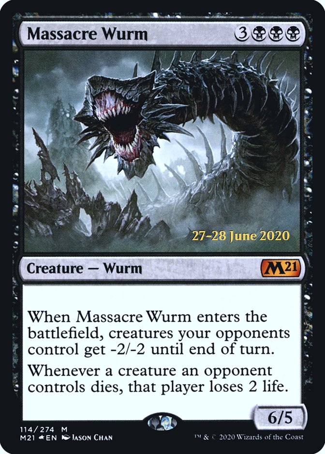 Massacre Wurm  [Core Set 2021 Prerelease Promos] | GnG Games