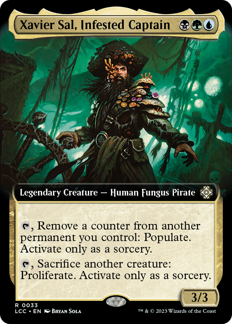 Xavier Sal, Infested Captain (Extended Art) [The Lost Caverns of Ixalan Commander] | GnG Games