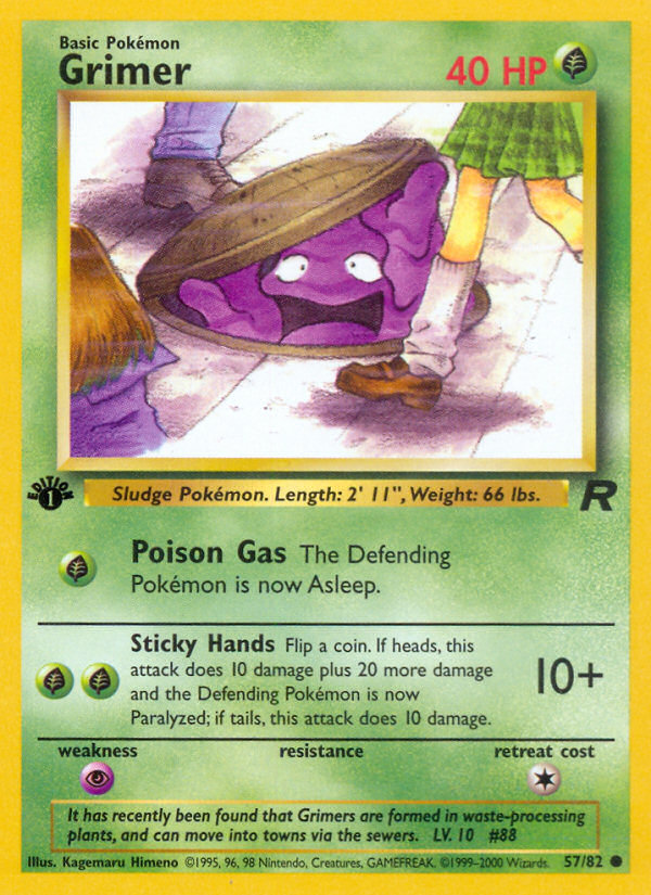 Grimer (57/82) [Team Rocket 1st Edition] | GnG Games