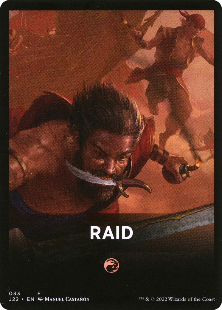 Raid Theme Card [Jumpstart 2022 Front Cards] | GnG Games