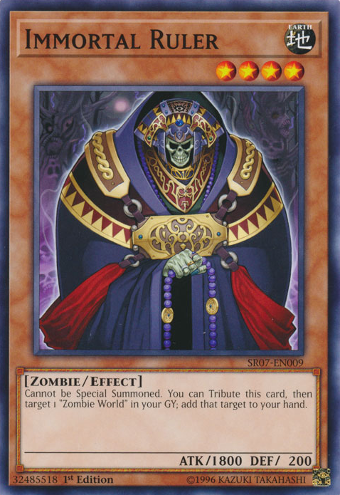 Immortal Ruler [SR07-EN009] Common | GnG Games