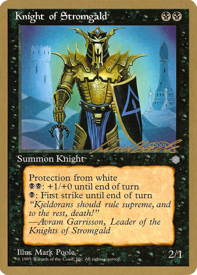 Knight of Stromgald (Leon Lindback) [Pro Tour Collector Set] | GnG Games