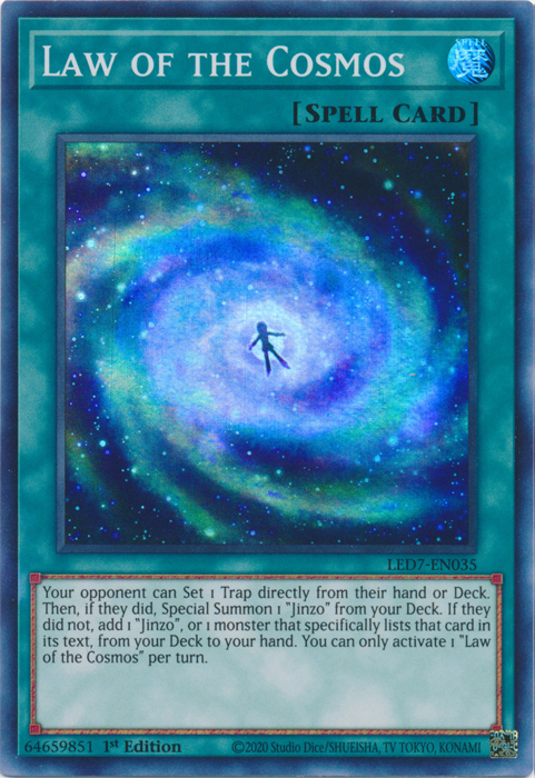 Law of the Cosmos [LED7-EN035] Super Rare | GnG Games