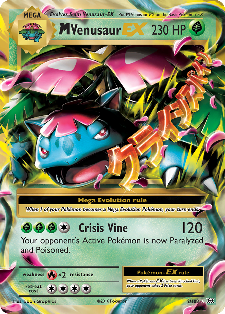 M Venusaur EX (2/108) [XY: Evolutions] | GnG Games