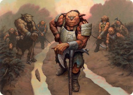 Hobgoblin Bandit Lord Art Card [Dungeons & Dragons: Adventures in the Forgotten Realms Art Series] | GnG Games