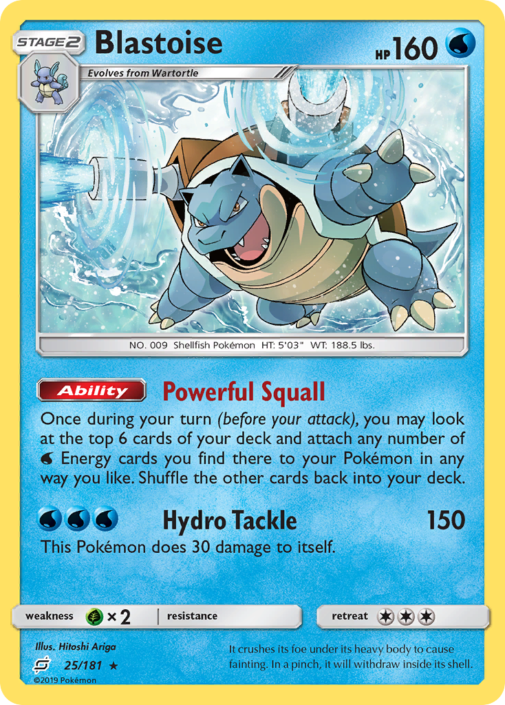 Blastoise (25/181) [Sun & Moon: Team Up] | GnG Games