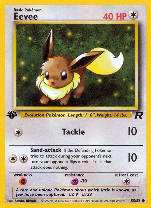 Eevee (55/82) [Team Rocket 1st Edition] | GnG Games
