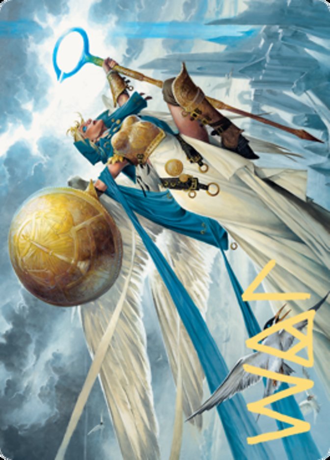 Linvala, Shield of Sea Gate Art Card (Gold-Stamped Signature) [Zendikar Rising Art Series] | GnG Games