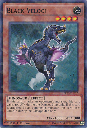 Black Veloci (Shatterfoil) [BP03-EN037] Rare | GnG Games