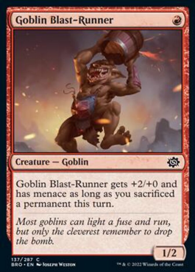 Goblin Blast-Runner [The Brothers' War] | GnG Games