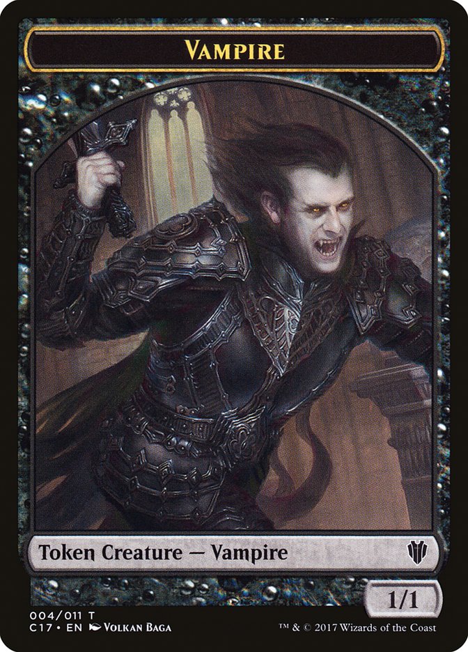 Eldrazi Spawn // Vampire Double-sided Token [Commander 2017 Tokens] | GnG Games