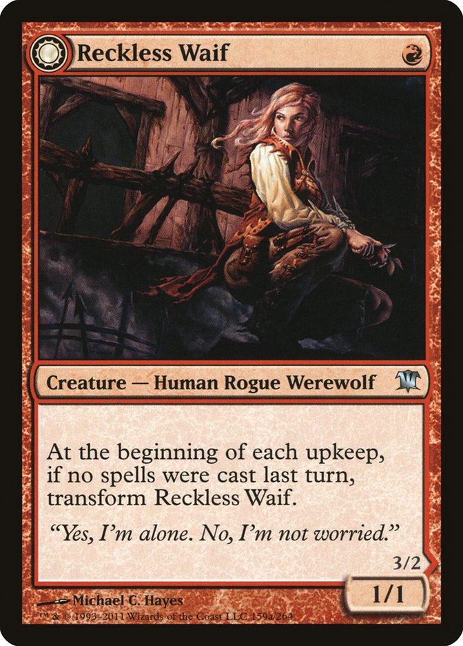 Reckless Waif // Merciless Predator [Innistrad] | GnG Games