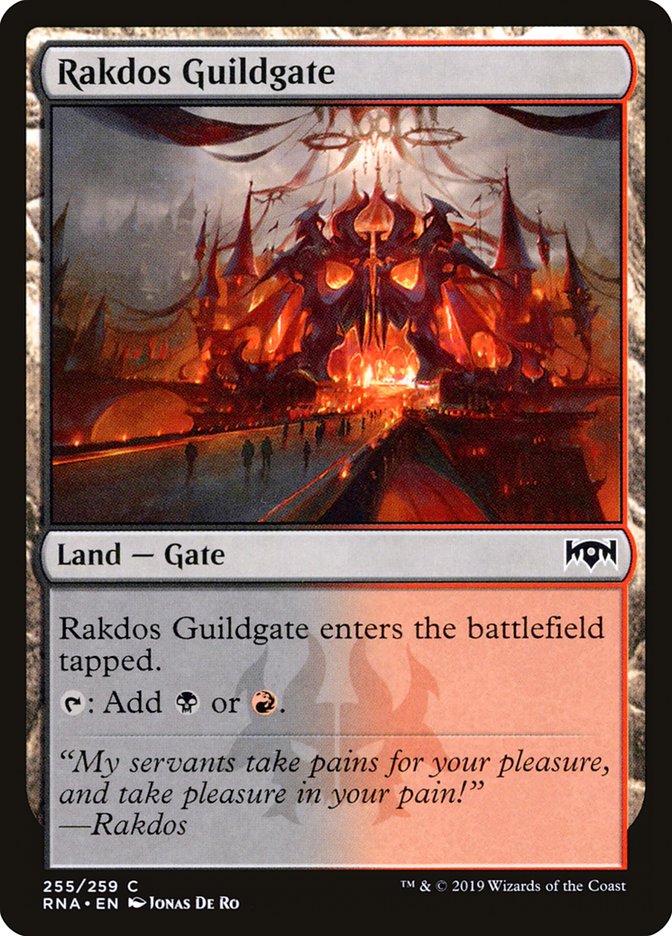 Rakdos Guildgate (255/259) [Ravnica Allegiance] | GnG Games