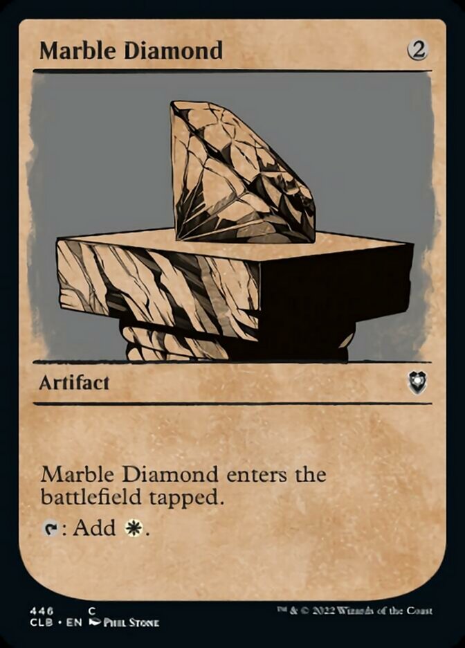 Marble Diamond (Showcase) [Commander Legends: Battle for Baldur's Gate] | GnG Games